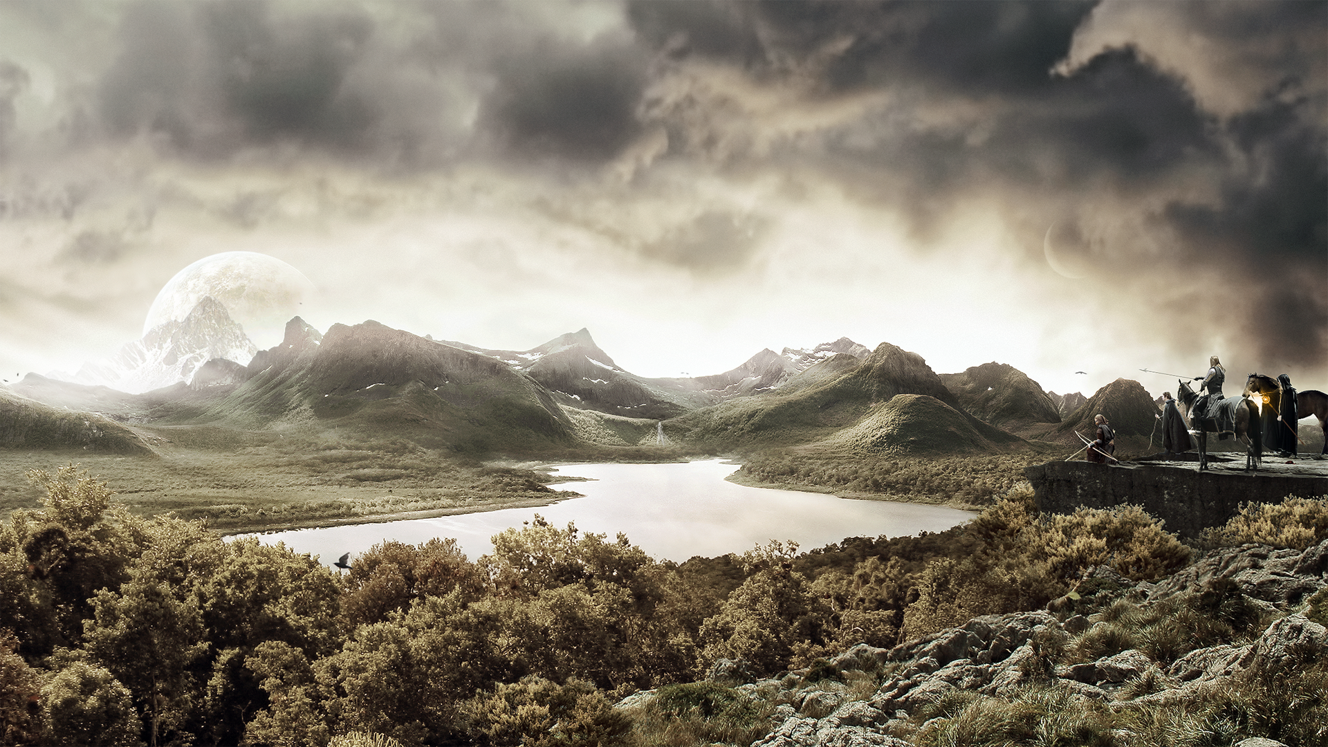 mountain field