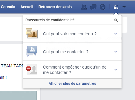 facebook blocage