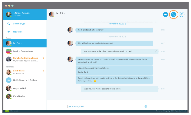 skype web