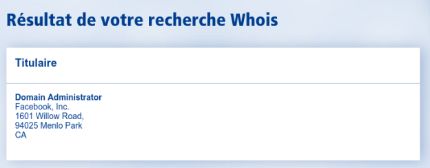 Comment savoir à qui appartient un site web ? 1