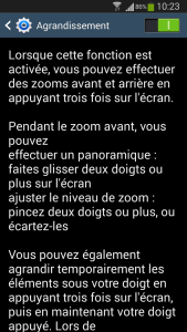 [ANDROID] Malvoyance, comment vraiment adapter son mobile ? 14