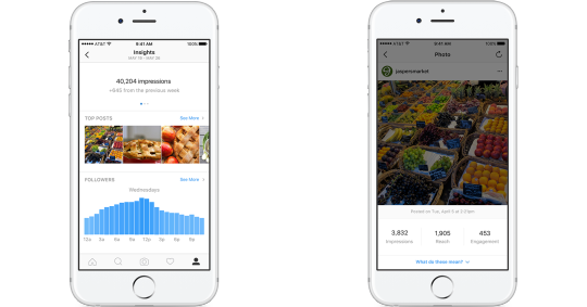 Les profils business Instagram arrivent en France
