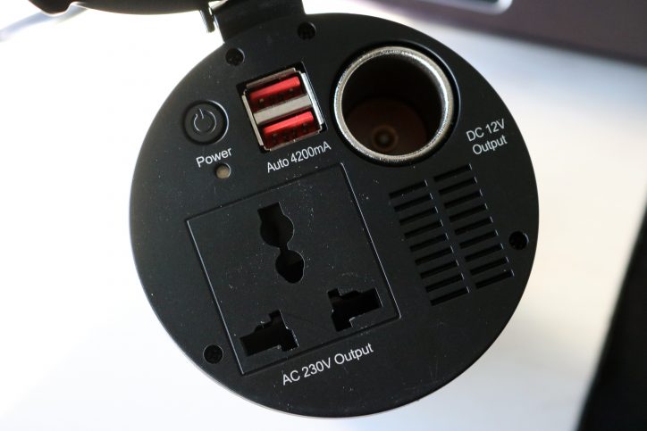 [Test] Aukey Cup Holder Power Inverter 1
