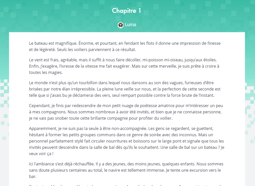 Et la lecture est plutôt bien, même si ça ne vaut pas le format papier