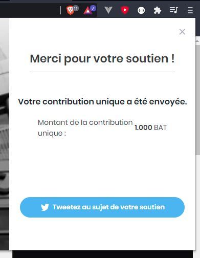 Brave et le BAT | N'hésitez pas à donner, par exemple à Wikipédia si vous n'avez pas d'idée