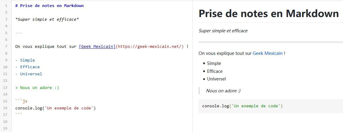 Tapez vos notes et documents plus vite en Markdown |