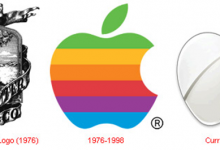 Evolution des logos de firmes High-Tech