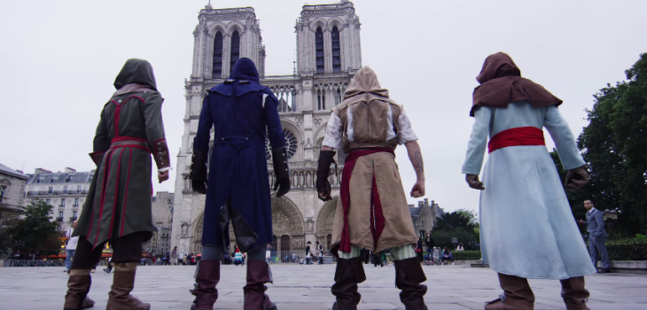 Du parkour Assassin's Creed en plein Paris