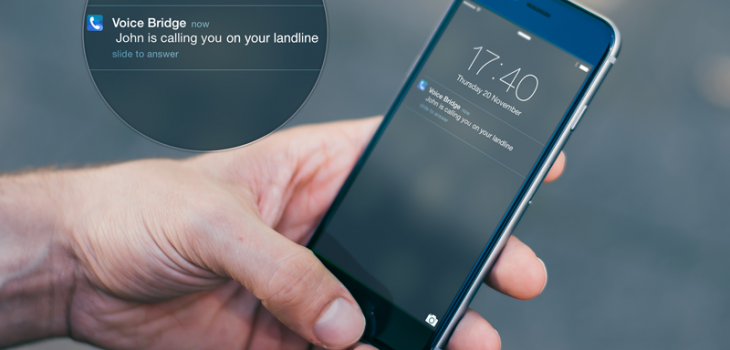 Voice Bridge : utiliser sa ligne téléphonique fixe sur smartphone