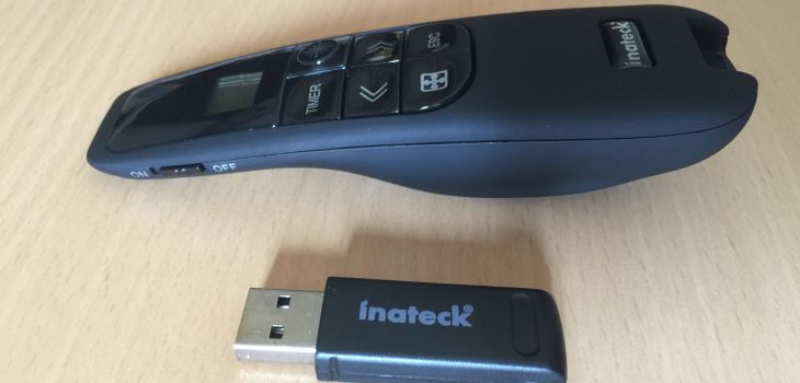 [TEST] Télécommande / Pointeur laser de Inateck