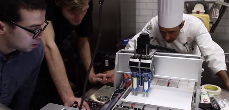 Les imprimantes 3D se lancent dans la gastronomie