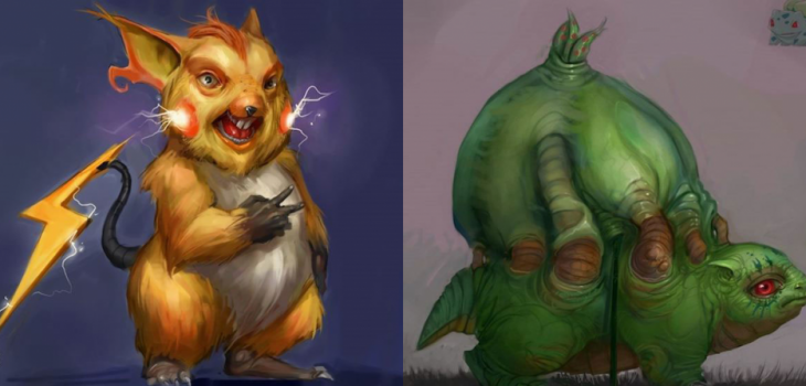 38 Pokémon dessinés de façon réaliste