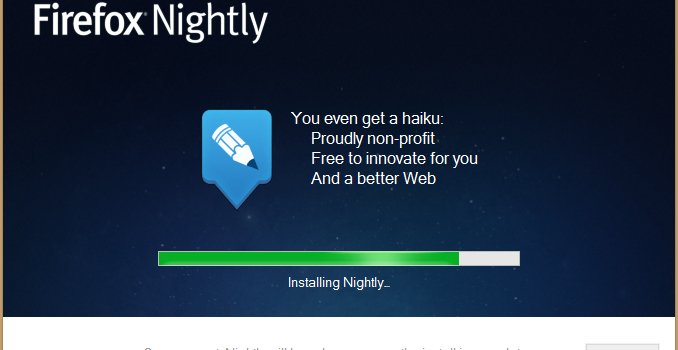 Firefox nightly - Un coup d'avance
