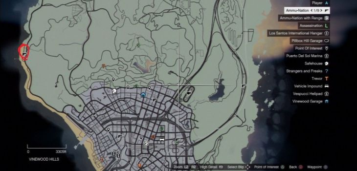 La map de GTA V dévoilé