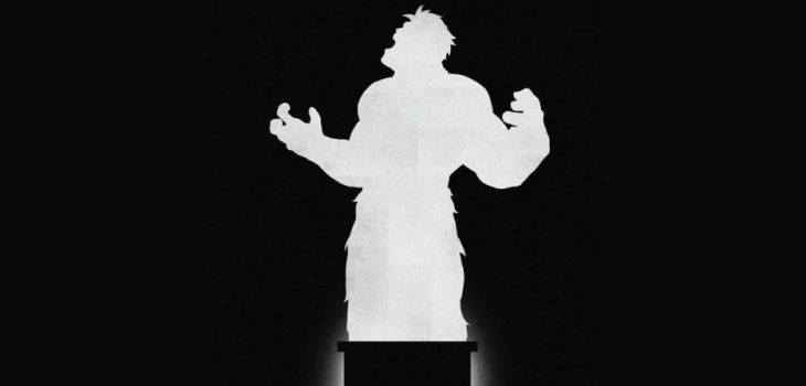 Les silhouettes des supers héros
