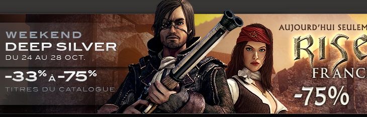 WeekEnd Deep Silver jusqu'à -75% sur Steam